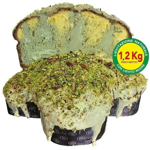 Colomba artigianale Brontese con Pistacchio Verde di Bronte D.O.P.