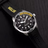 Orologio SECTOR uomo Oversize datario gomma nero / giallo