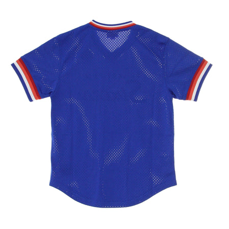 MITCHELL &amp; NESS Casacca Uomo Nba Special Script Mesh V-neck Phi76e Original Team Colors da uomo