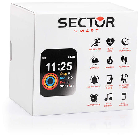Smartwatch SECTOR S-03 multi funzione gomma nero