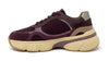 Janet & Janet sneakers donna camoscio, tela e pelle wine J 441