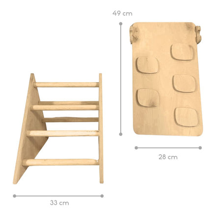 Triangolo di Pikler mini + scivolo/arrampicata