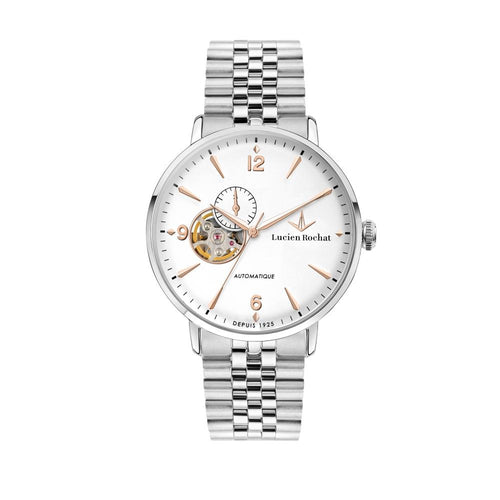 Orologio LUCIEN ROCHAT uomo GarCon Automatico acciaio / bianco