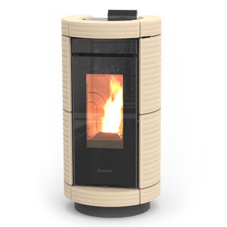 Thermorossi Termostufa a Pellet Dorica Maiolica Natural Plus Evo 12 kW
