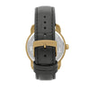 Orologio TRUSSARDI uomo T-city datario pelle grigio / oro