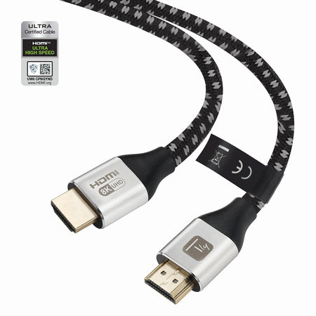 Cavo HDMI&trade Ultra High Speed 48Gbps Maschio / Maschio 8K@60Hz Certificato 1m