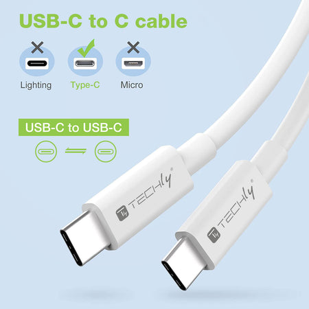 Cavo USB4 Gen3 EPR USB-C&trade M/M 40G 240W PD3.1 8K E-Mark Certificato 1m