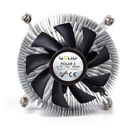 Ventola Silenziosa Polar2 a Basso Profilo per Intel