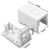 Presa a Muro per 1 Frutto Keystone Bianco