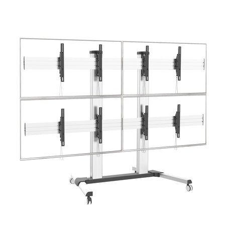 Supporto a Pavimento per 4 TV LCD/LED 32-55'' per Video Wall