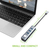 Adattatore Convertitore USB-C&trade a RJ45 Gigabit con Hub 3 Porte USB 5 Gbps