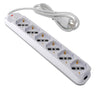 Presa Multipla a 6 Posti Italiana Bipasso/Schuko Spina 10A