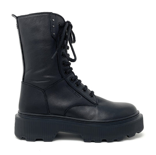 Janet & Janet anfibio donna in pelle black J-452