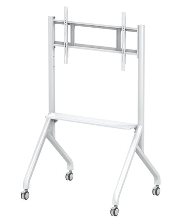 Supporto Mobile da Pavimento Multifunzione per TV LCD/LED/Plasma 65-100'' Bianco