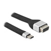 Cavo Corto Piatto USB-C&trade Maschio a VGA Femmina FPC 11,95 cm
