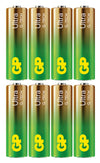 Confezione 8 Batterie GP Ultra Alcaline Stilo AA 15AU/LR6