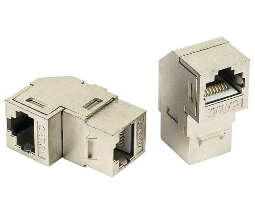 Accoppiatore RJ45 F/F 90&deg Cat.6A Schermato