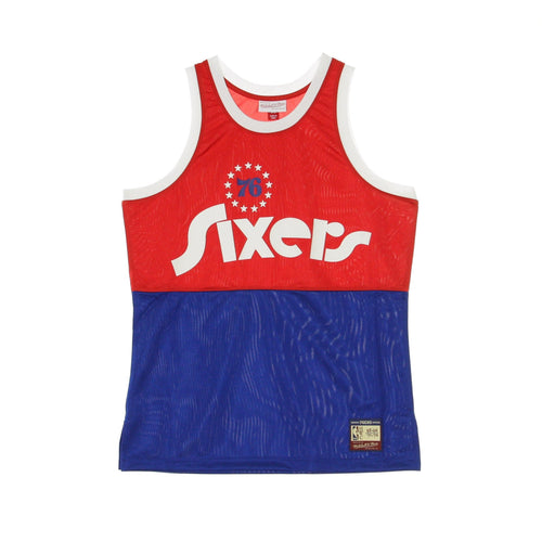 MITCHELL & NESS Canotta Basket Uomo Nba Team Heritage Tank 1965-71 Phi76e Original Team Colors da uomo