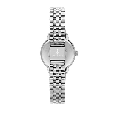 Orologio MASERATI donna Successo Solar acciaio / bianco