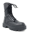 Janet & Janet anfibio donna in pelle black J-452