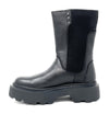 Janet & Janet tronchetti donna in pelle black J-453