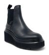 Janet & Janet tronchetti donna in pelle nero J-463