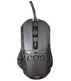 Mouse Ottico Gaming LED RGB con Cavo USB 7200 dpi Nero, ECTOR