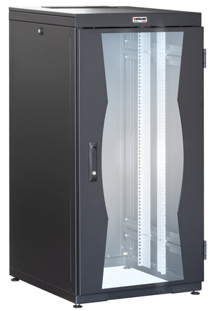 Armadio NetRack 19'' 600x600 24 Unit&agrave Nero da Assemblare