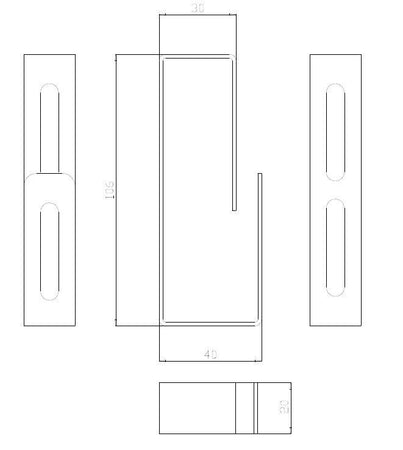 Passacavi per Armadi Rack Grigio