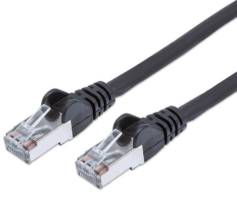 Cavo di rete Patch in rame Cat. 6 Nero SFTP LSZH 0,25m