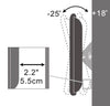 Supporto a muro per TV LED LCD 13''-31'' inclinabile