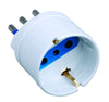 Adattatore spina 10A presa Schuko Bianco