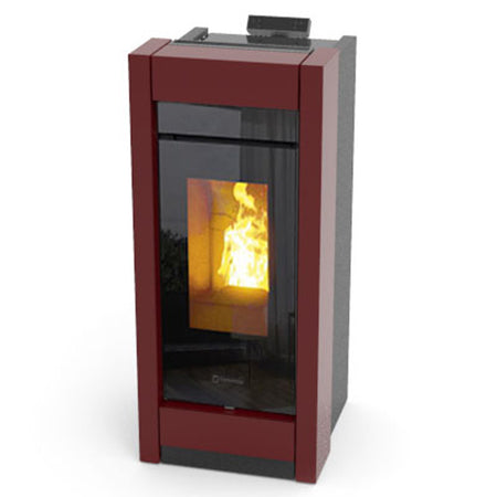 Thermorossi Termostufa a Pellet Essenza Metalcolor Natural Air Evo 12,3 kW