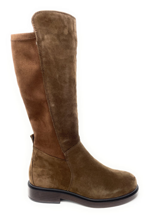 Vueva stivali donna in camoscio testa di moro WB-503H08