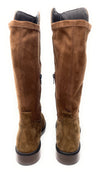 Vueva stivali donna in camoscio testa di moro WB-503H08