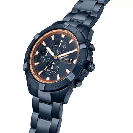Orologio SECTOR uomo ADV 2500 cronografo acciaio blu