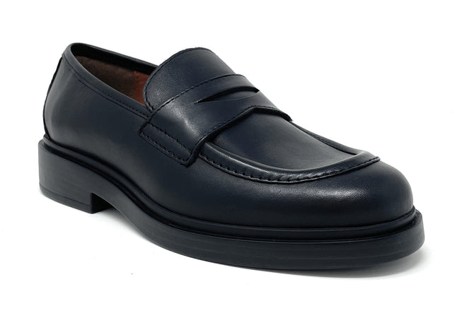 Vueva mocassini donna in pelle nero WS-503R03