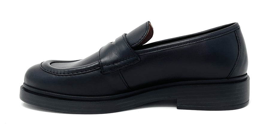 Vueva mocassini donna in pelle nero WS-503R03