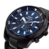 Orologio Sector Oversize crono acciaio nero / blu - 48 mm