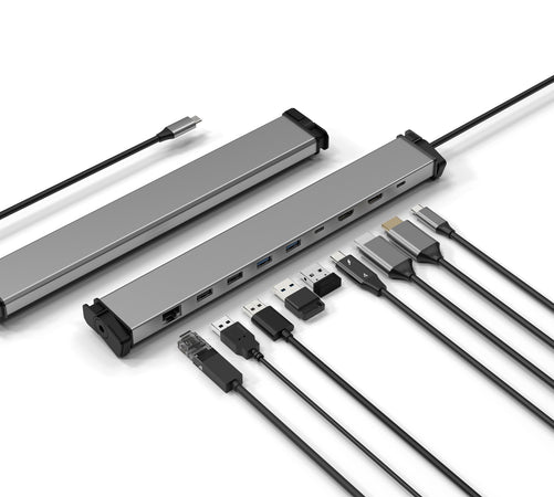 Docking Station 9 in 1 USB-C&trade Hub USB HDMI RJ45