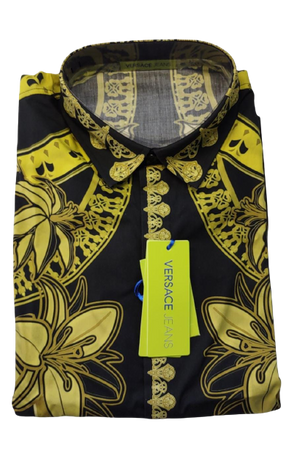 Versace Jeans Camicia Uomo Pop Print Pannello Mucha Regular