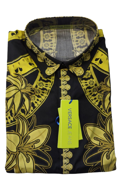 Versace Jeans Camicia Uomo Pop Print Pannello Mucha Regular