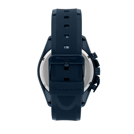 Orologio MASERATI uomo Solar blue cronografo gomma blu