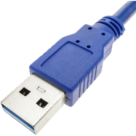 Cavo USB 3.2 Superspeed A maschio/B maschio 0,5 m blu