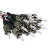 Set 12 Pigtail Fibra Ottica Multimodale OM3 ST 50/125 2 m