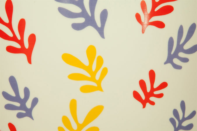 Biscottini Lampada in policarbonato decorato rami colorati