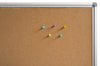 Bacheca Lavagna in Sughero Cornice in Alluminio Anodizzato 45x60 cm
