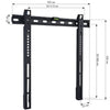 Supporto a Muro Fisso Ultra Slim per TV LED LCD 32-55'' Nero