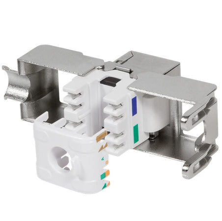 Frutto Keystone RJ45 Cat6A 10Gigabit STP 180&deg Toolless