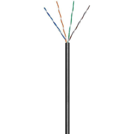 Matassa U/UTP Cavo Cat.5E CCA 100m 4 coppie Rigido da Esterno Nero